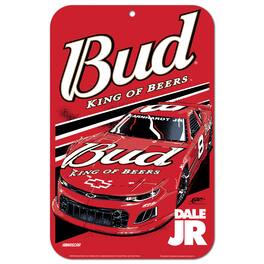 WinCraft - Dale Earnhardt Jr. Budweiser 11" x 17" Indoor/Outdoor Sign - Multicolor