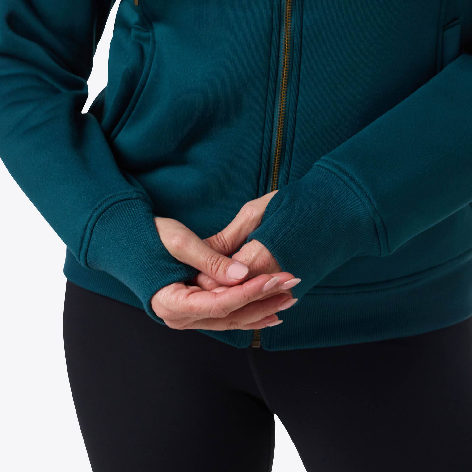 Alt View 2. Mobile Warming - Women's Highland Heated Hoodie - Dark Teal.