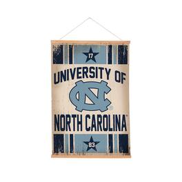 Evergreen Enterprises - North Carolina Tar Heels 24" x 36" Antique Style Canvas Wall Art Tapestry with Wood Frame - Multicolor