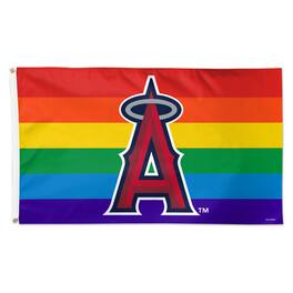 WinCraft - Los Angeles Angels 3' x 5' Single-Sided Deluxe Team Pride Flag - Multicolor