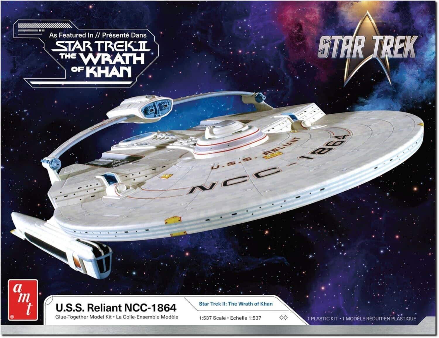 PopMarket - Star Trek II: The Wrath of Khan U.S.S Reliant AMT Model Kit - COLLECTIBLES - Multicolor