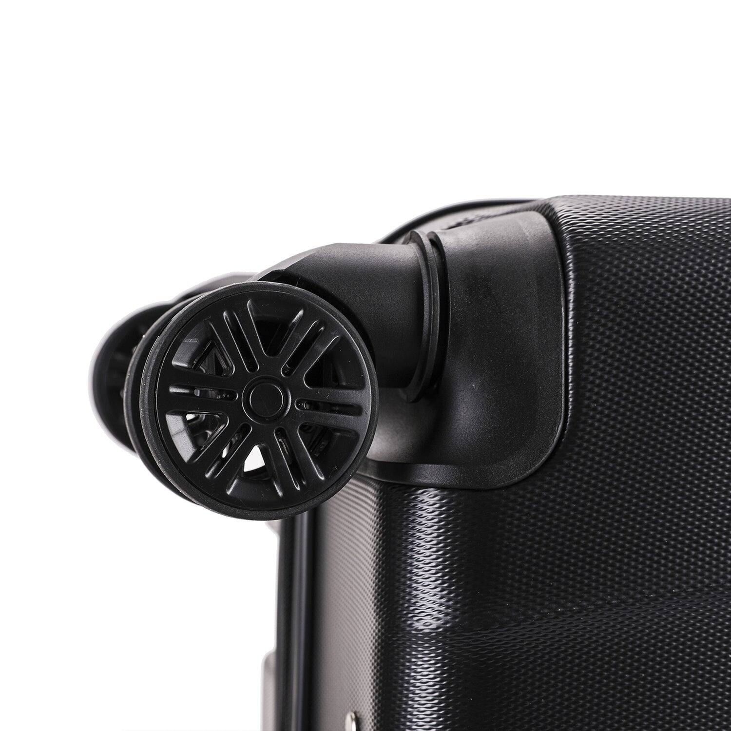 Alt View 4. InUSA - Ally lightweight hardside spinner luggage 28" - BLACK.