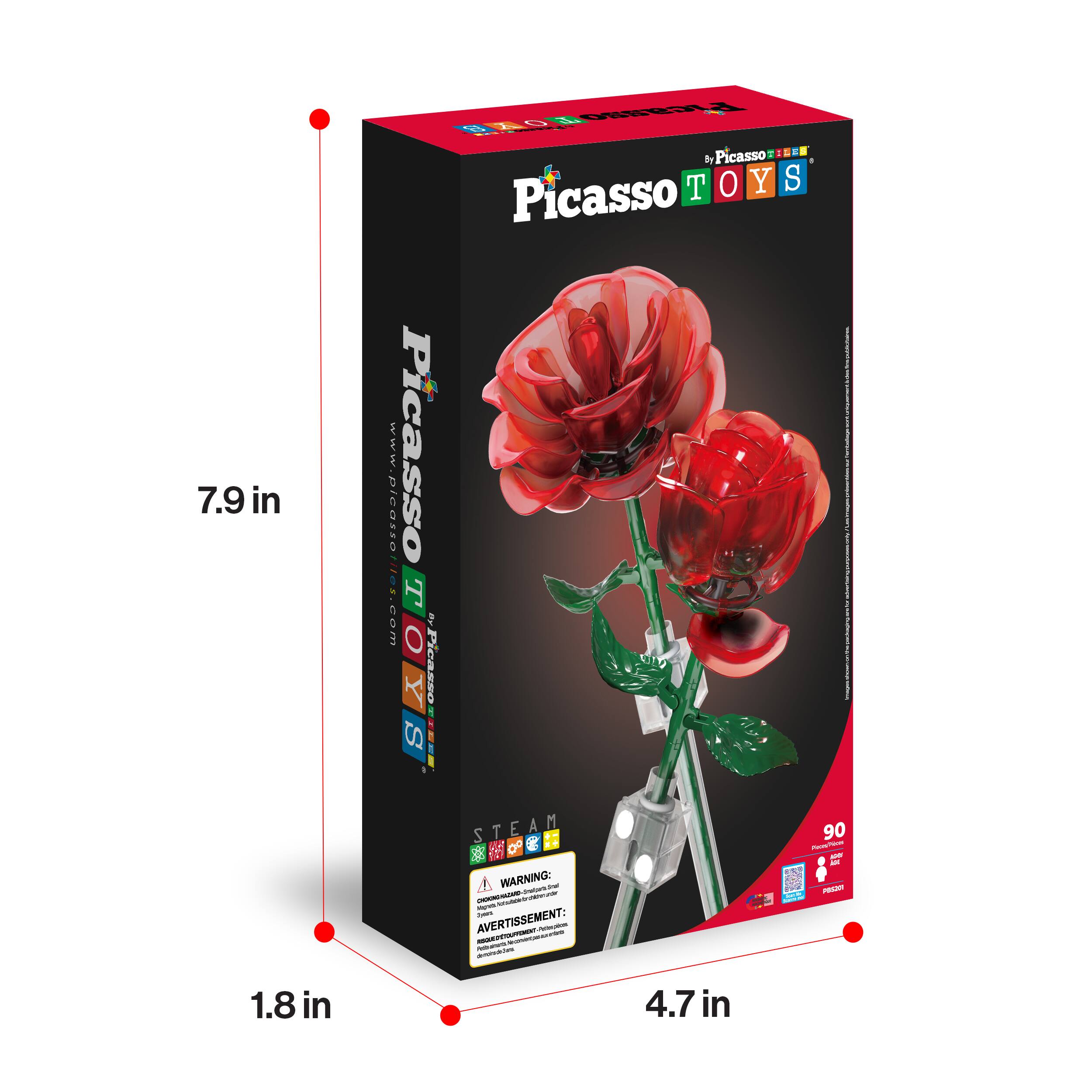 7.9 in  
0 PEA - Picasso TOYS  
L h T 0 Y S Picasso Dicosso g....... Picasso T 73.00m TOY O ay Y y Picasso : - | STEAM S T E H WARNING: - - - n  - - - AVERTISSEMENT: - -  - . - - . 90  - - -L 1.8 in 4.7 in