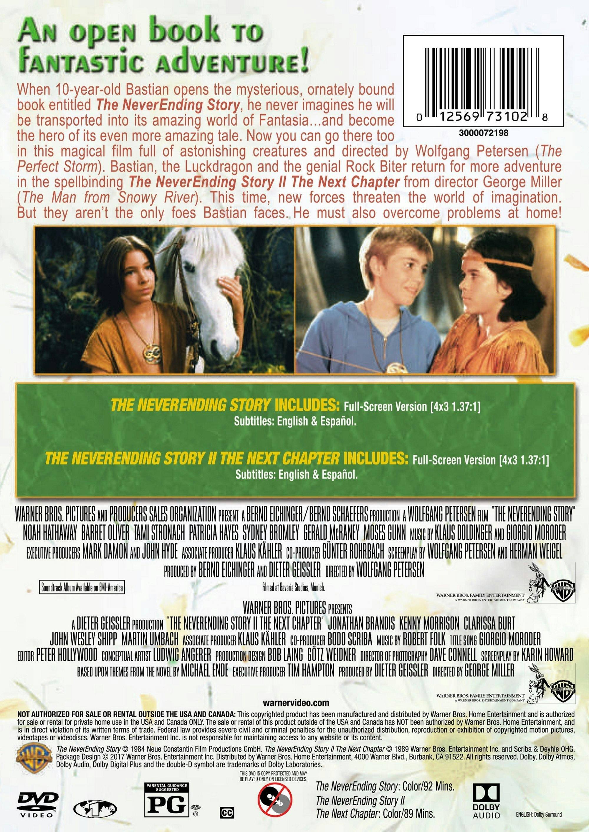 Angle. The Neverending Story/The Neverending Story 2 (DVD Double Feature) [DVD].