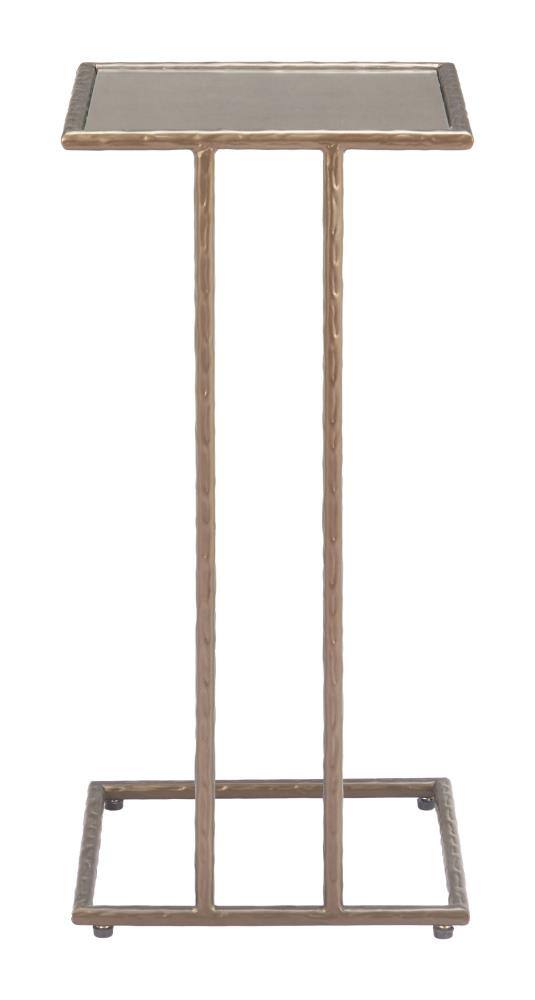 Left. Hivvago - Ringen Side Table Bronze - Bronze.