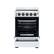 Alt View 1. Forno Appliances - Loiano 2.3 Cu. Ft. Freestanding Electric Range with Storage Drawer - White.