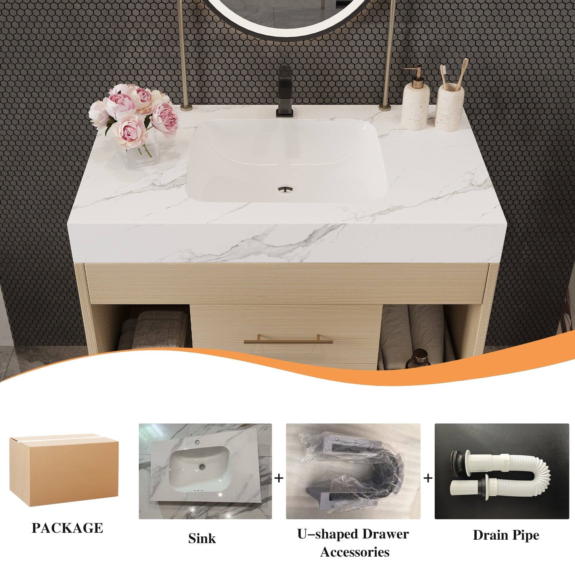 PACKAGE  
Sink  
U-shaped Drawer Accessories  
Drain Pipe