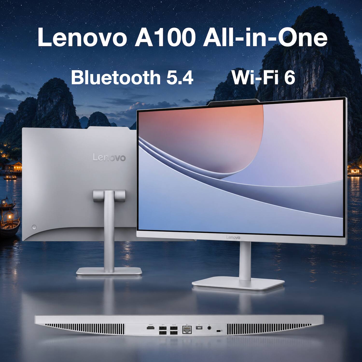 Lenovo A100 All-in-One  
Bluetooth 5.4  
Wi-Fi 6