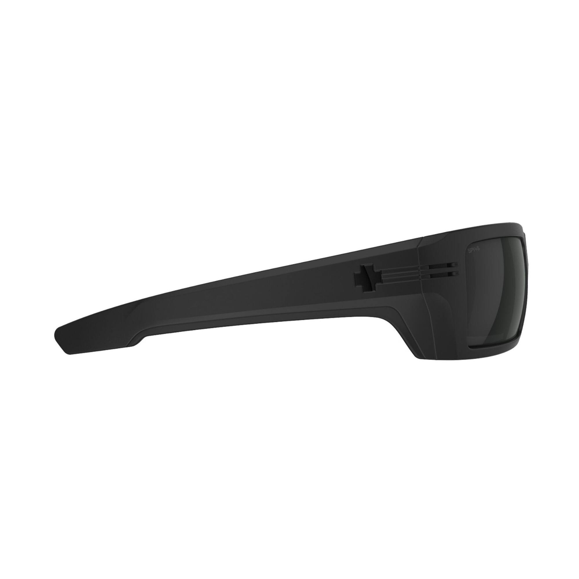 Left. Spy Optic - Spy Optic Rebar SE ANSI Sunglasses (Matte Black/Happy Gray Green Polar) - Matte Black.