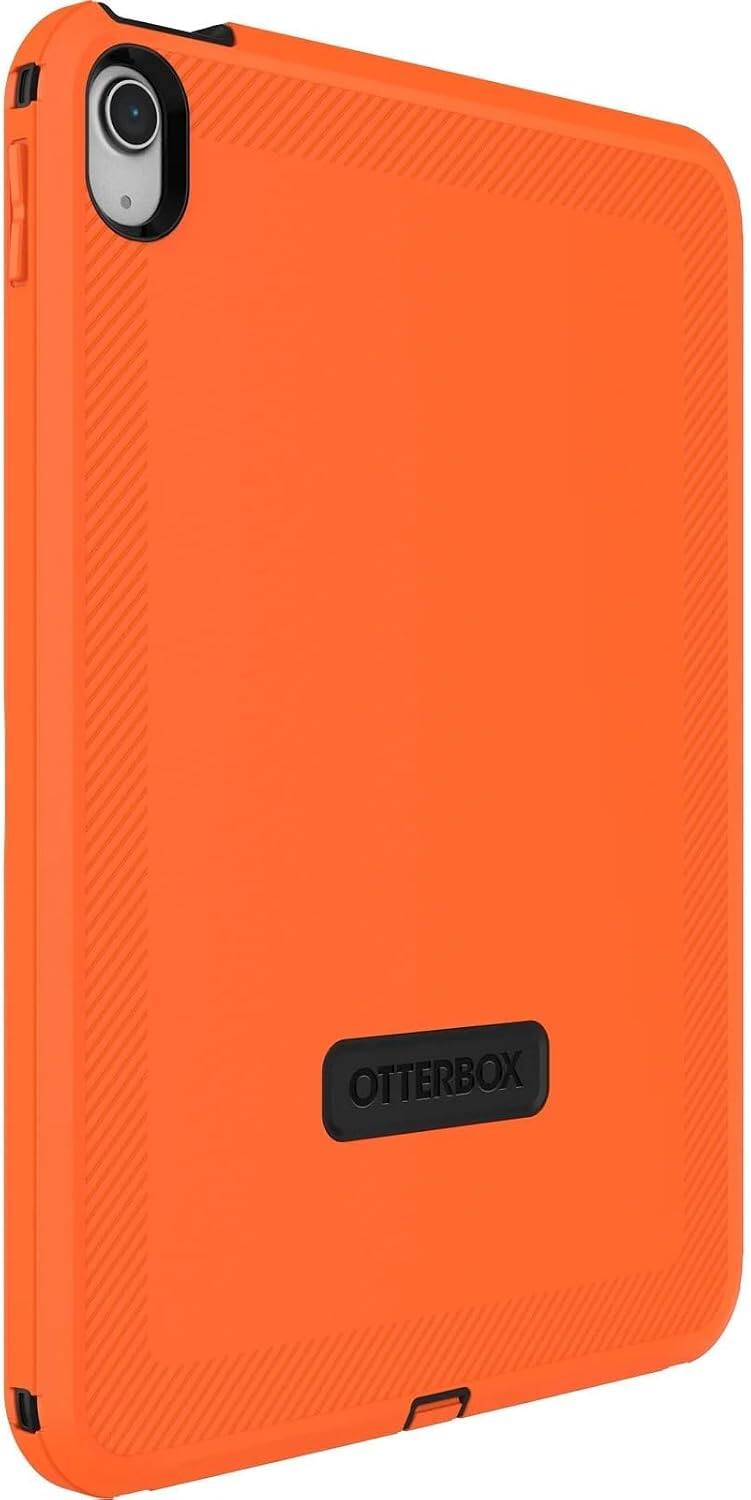 Alt View 1. OtterBox - OtterBox - Defender Series Pro Tablet Case for Apple iPad (A16) and Apple iPad (10th generation) - High Visibility (Orange).