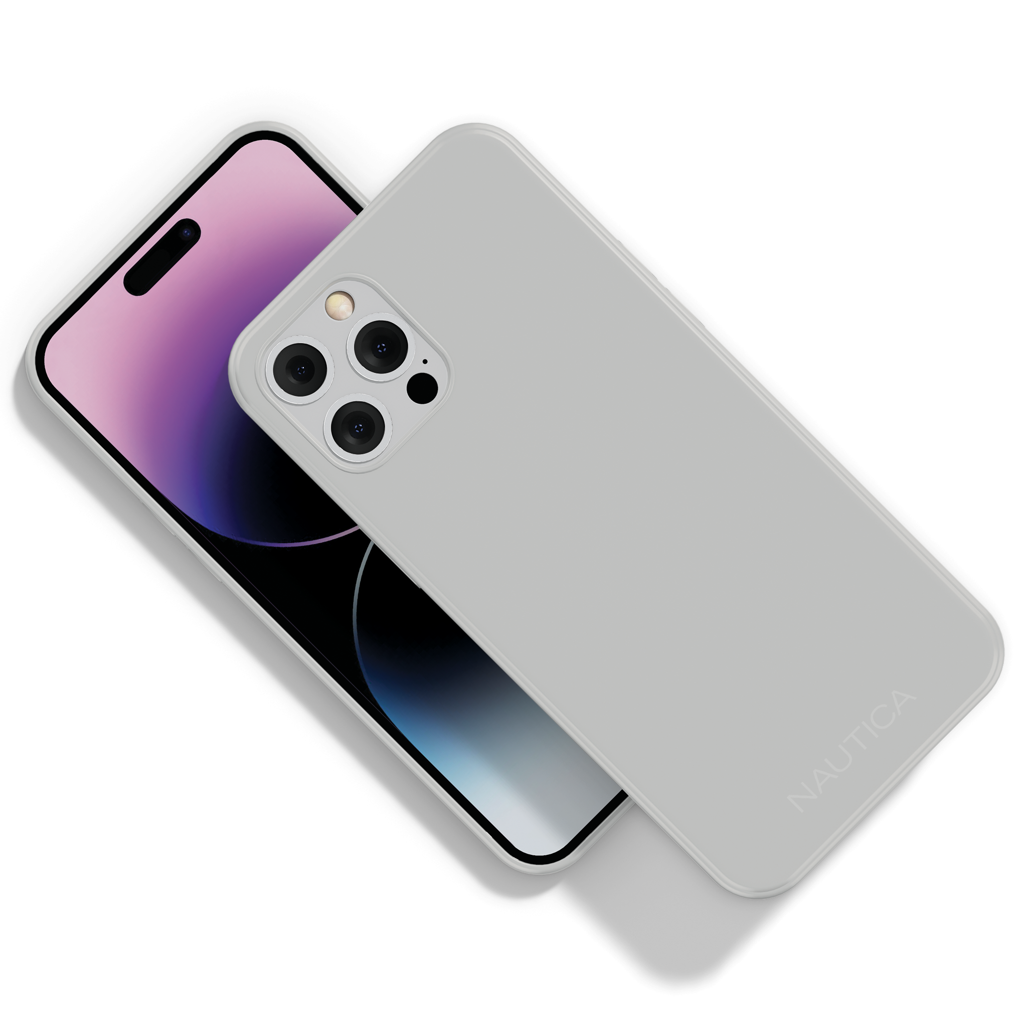 Nautica - Matte Phone Case for iPhone 14 Pro, Case with Ultra-Light, Slim Design, Anti-Scratch, Shockproof Protective Phone Cover - Off White