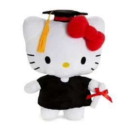 Sanrio Hello Kitty Cap and Gown 10.5 Inch Plush - Red/White