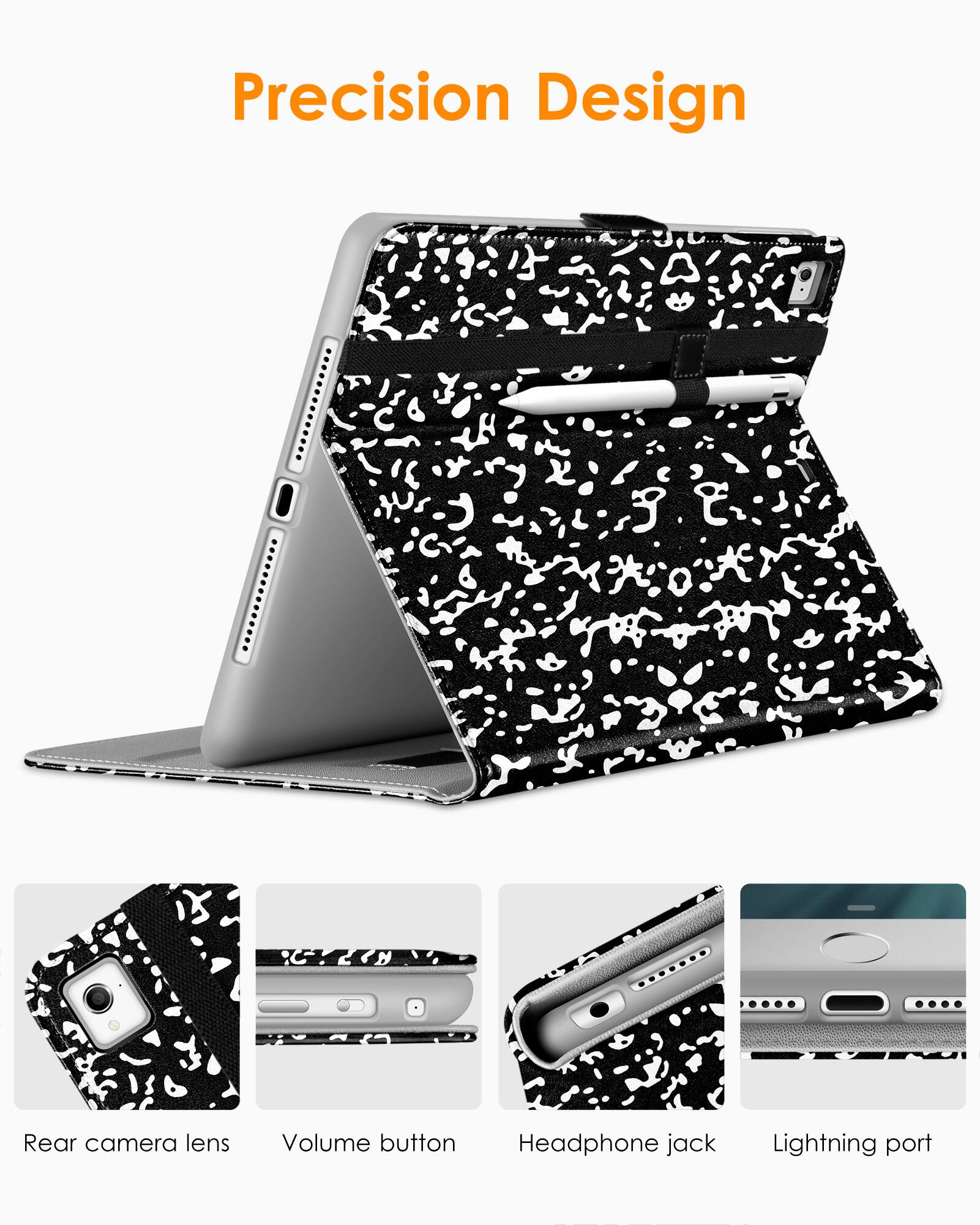 Precision Design

- Rear camera lens
- Volume button
- Headphone jack
- Lightning port