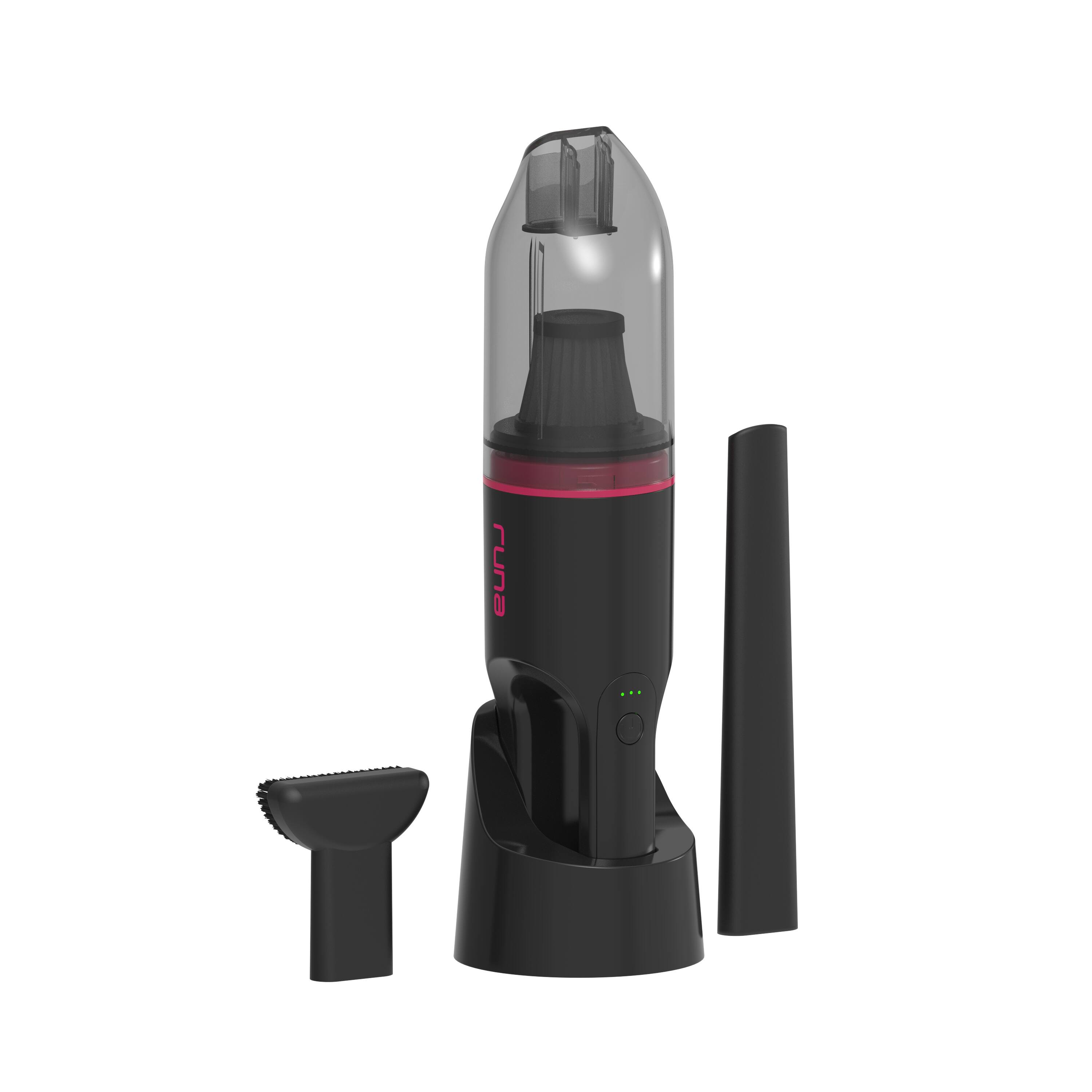 Angle. Tzumi - Runa Cordless Handheld Vacuum with USB Charging and Multiple Attachments.