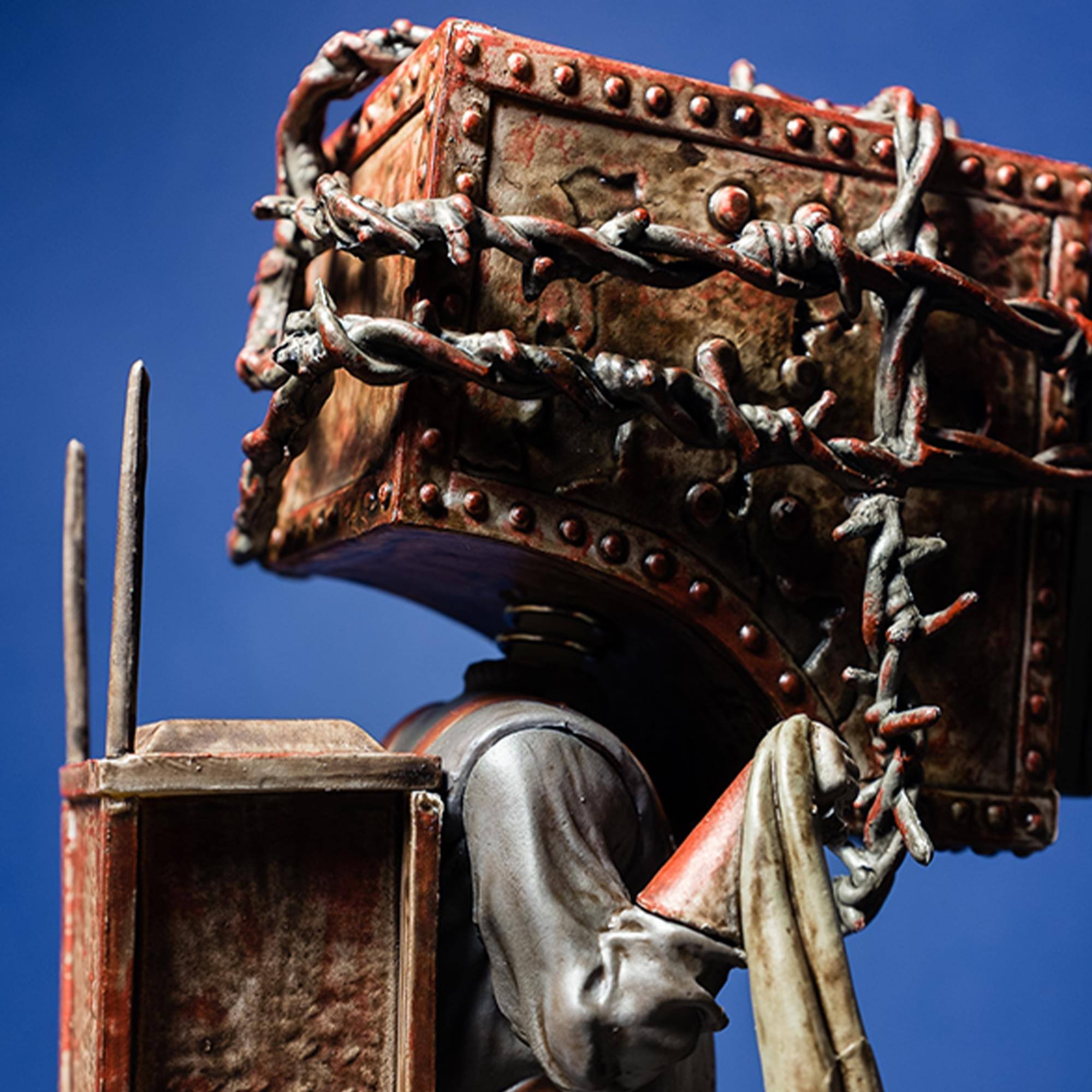 Alt View 5. Gaming Heads - The Evil Within The Keeper 6 Inch Collectible Bobblehead - Brown.