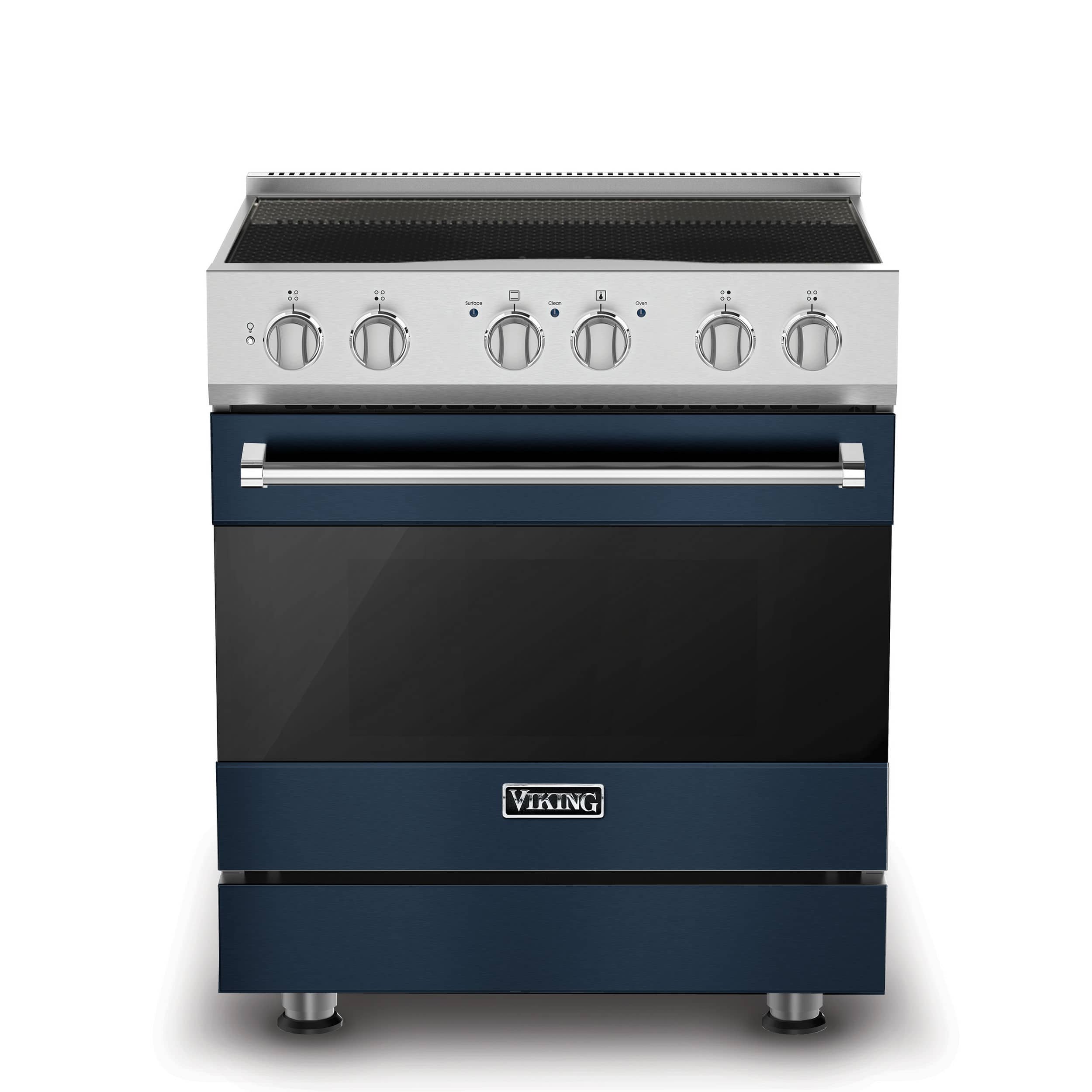 Viking - 3-Series Induction Self-Clean Range - Slate Blue
