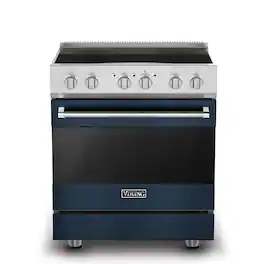 Viking - 3-Series Induction Self-Clean Range - Slate Blue