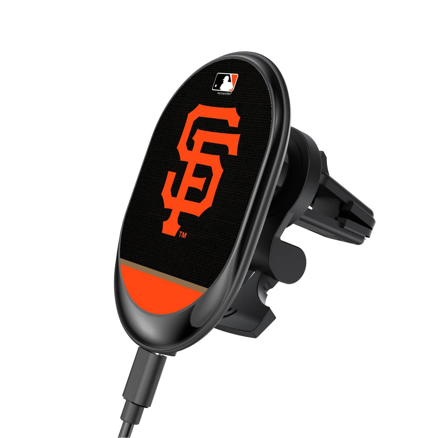 Keyscaper - San Francisco Giants Wireless Magnetic Car Charger - Multicolor