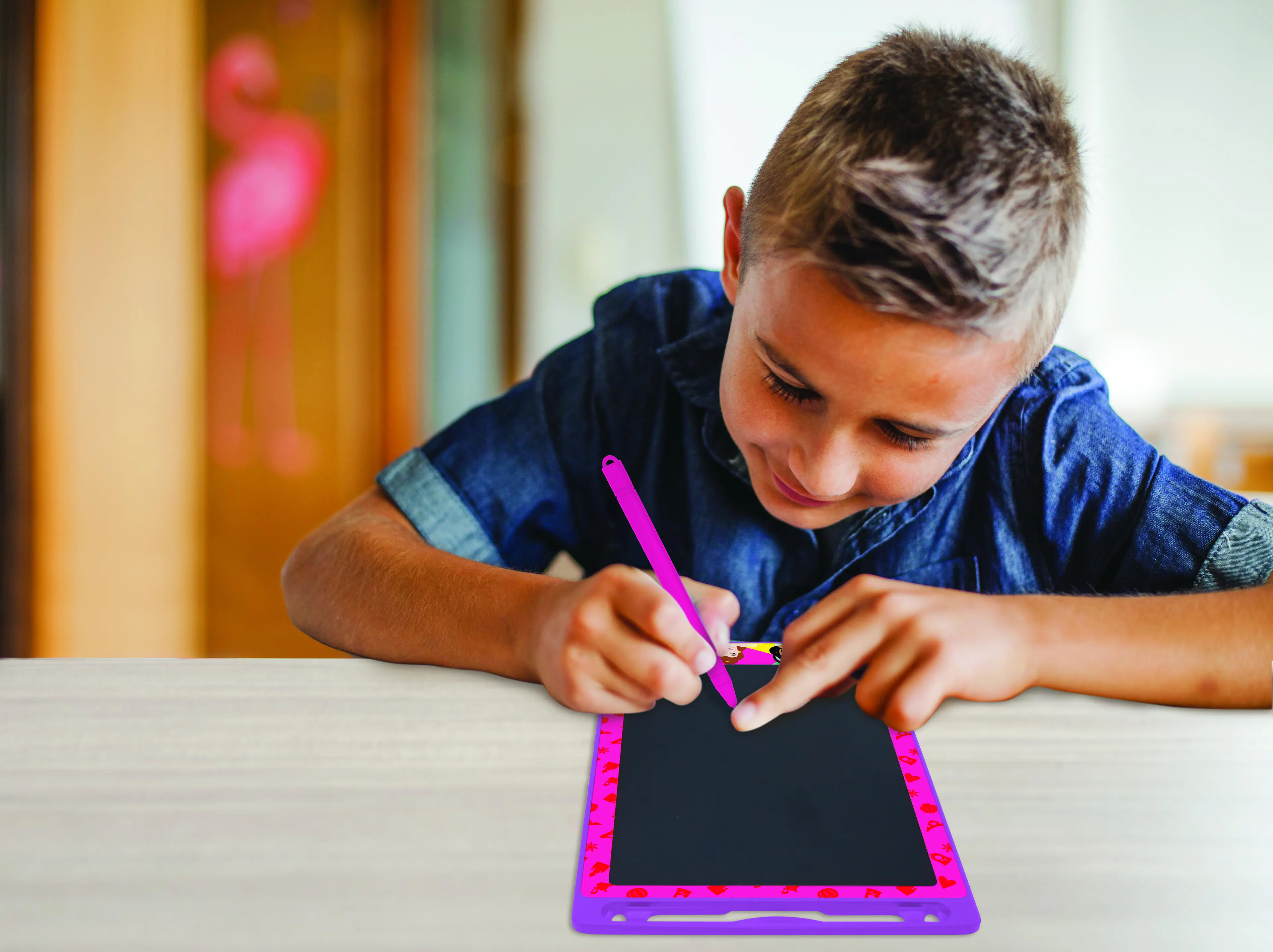 Alt View 9. Lexibook - Disney Princess 11’’ Multicolor Learning Drawing E-ink Tablet with Stencils.