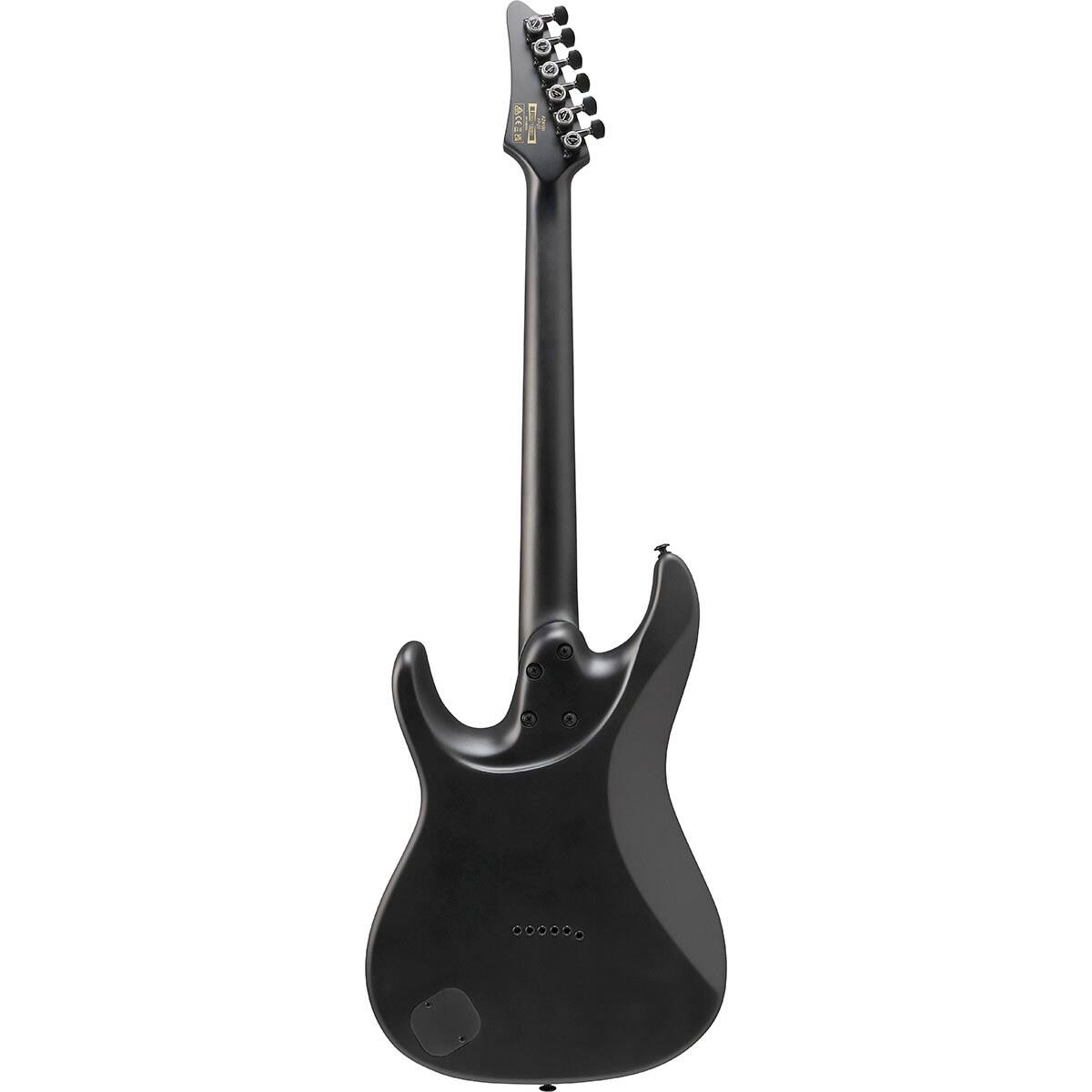 Alt View 1. Ibanez - Ibanez AZ Iron Label Series AZ41B1 Electric Guitar, Black Flat.