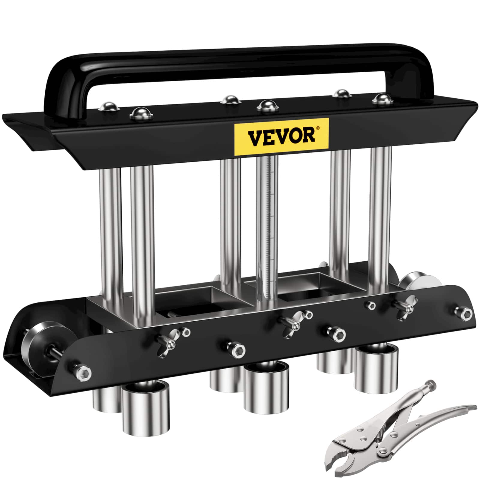 "VEVOR - Three-Station Edge Roller, Large Radius, 0-90° Bending Angle Sheet Metal Brake, Quickly Adjusts for Making 0.63\""-5.7\"" - Black" price history on PriceWatchPro