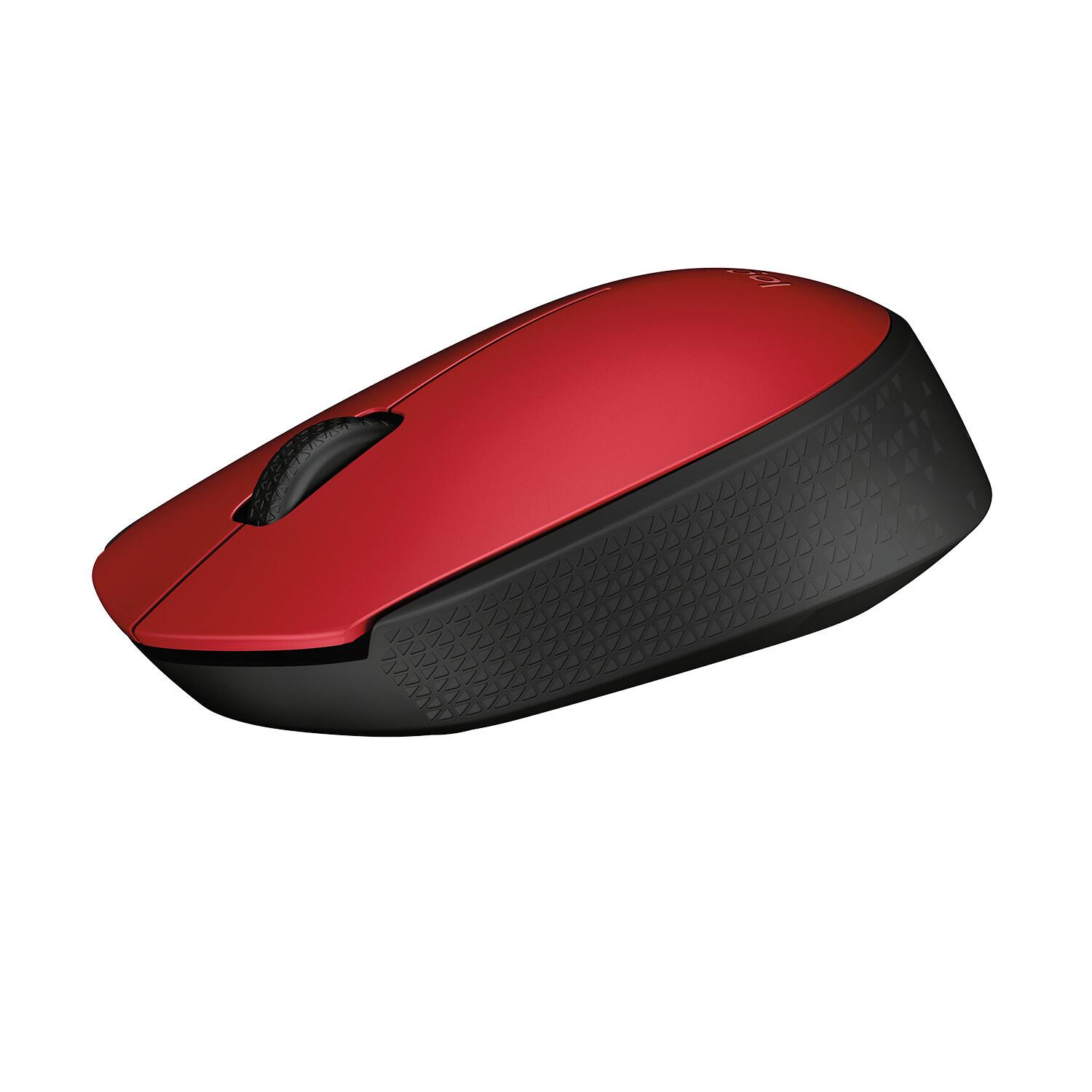 Alt View 13. Logitech - M170 Wireless Compact Optical Ambidextrous Mouse - Red.
