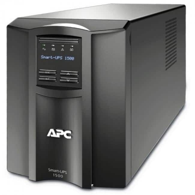 APC - by Schneider Electric Smart-UPS 1500VA LCD 230V with SmartConnect - Tower - 3 Hour Recharge - 6.50 Minute Stand-by - Black