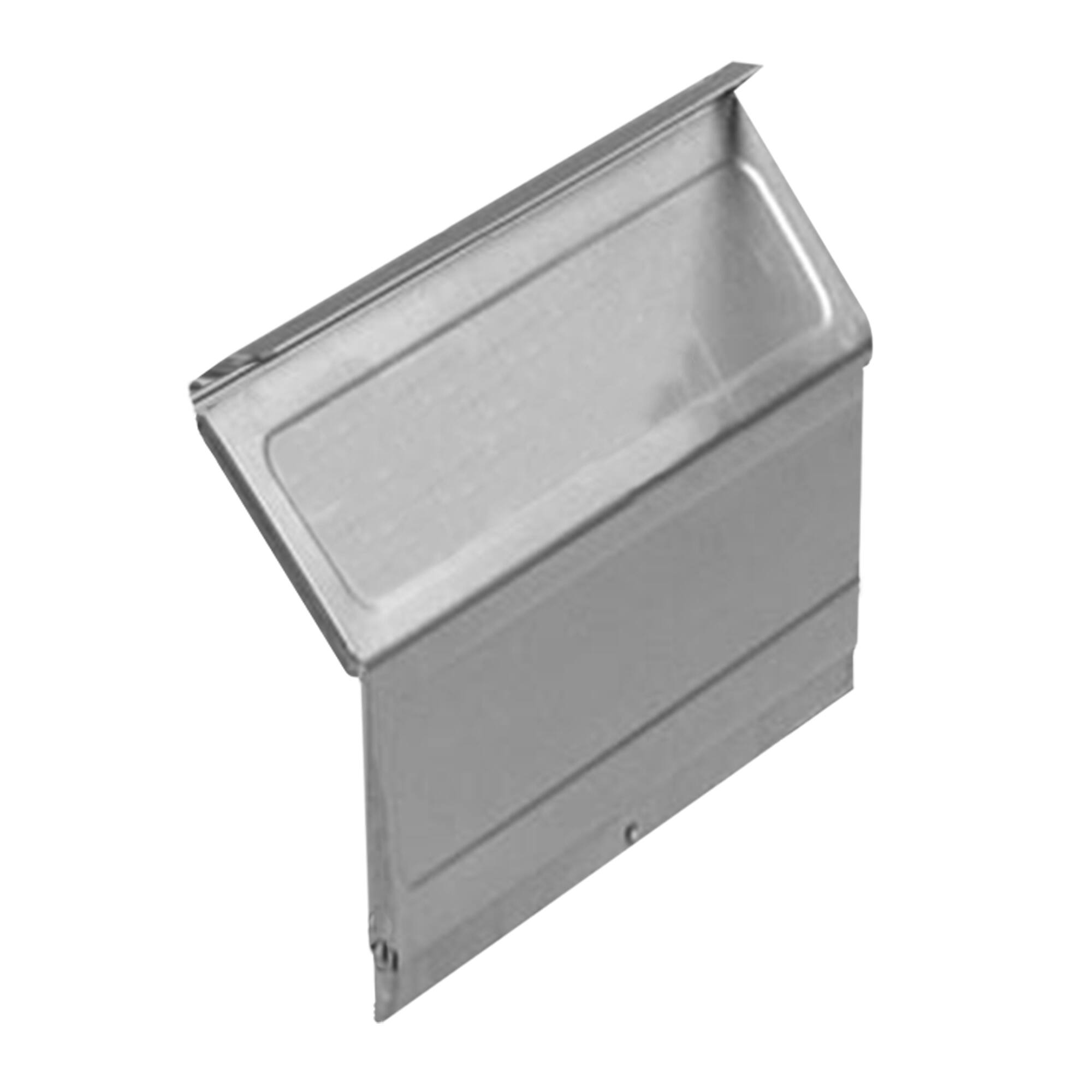 Front. Tipke Manufacturing Company - Tipke Manufacturing Company 5500 Full Height Enclosed Rear Gate for Foldit Carts - Silver.