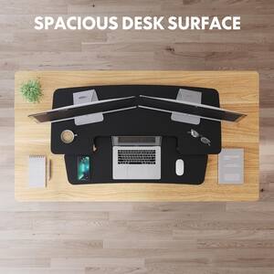 SPACIOUS DESK SURFACE