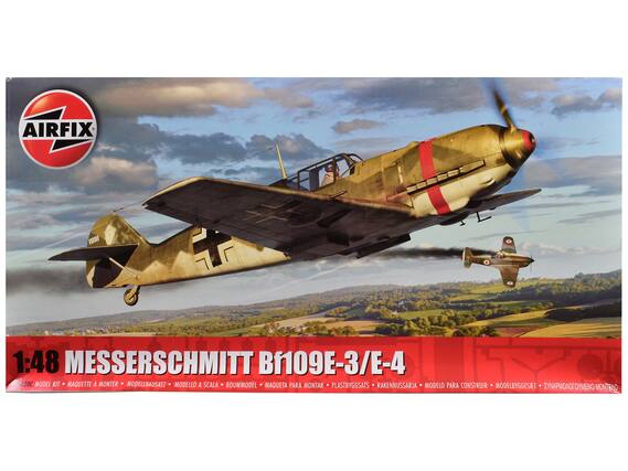 AIRFIX
1:48 MESSERSCHMITT Bf109E-3/E-4
MODEL KIT • MAQUETTE A MONTER • MODELLBAUSATZ • MODELLO A SCALA • BOUWMODEL • MAQUETA PARA MONTAR • PLASTBYGGATS • RAKENNUSSARJA • MODELO PARA CONSTRUIR • MODELBYGGESAT • ΣΥΝΑΠΜΟΔΟΥΜΕΝΟ ΜΟΝΤΕΑΣ