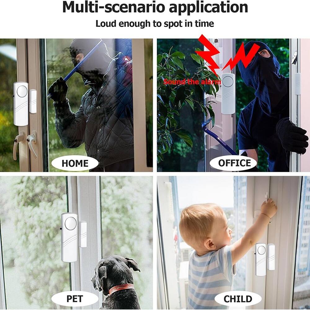 Multi-scenario application  
Loud enough to spot in time  

HOME  
OFFICE  
PET  
CHILD  

Sound the alarm