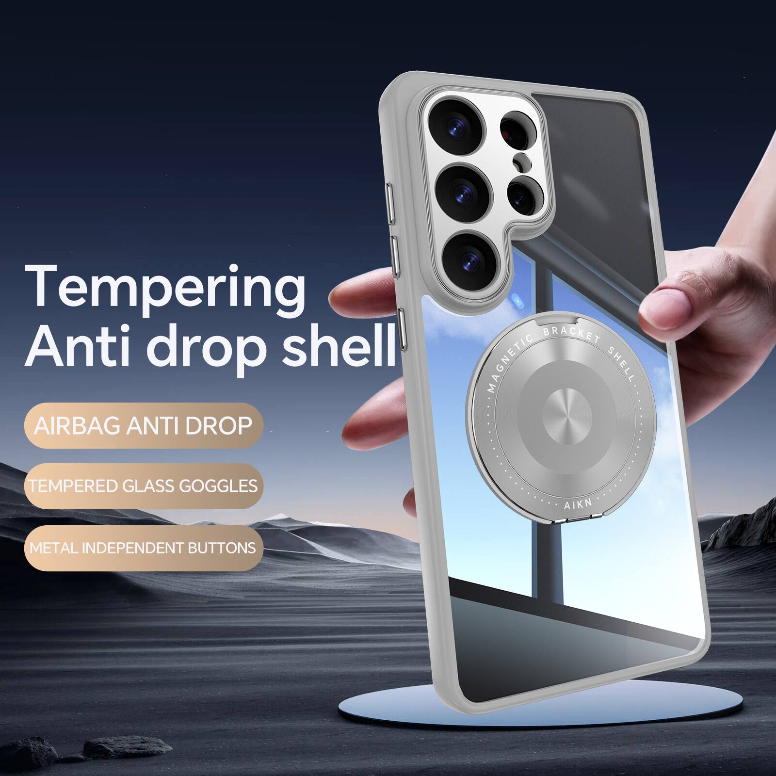 Tempering Anti drop shell  
AIRBAG ANTI DROP  
BRACKET MAGNETIC SHELL  
TEMPERED GLASS GOGGLES  
AIKN METAL INDEPENDENT BUTTONS