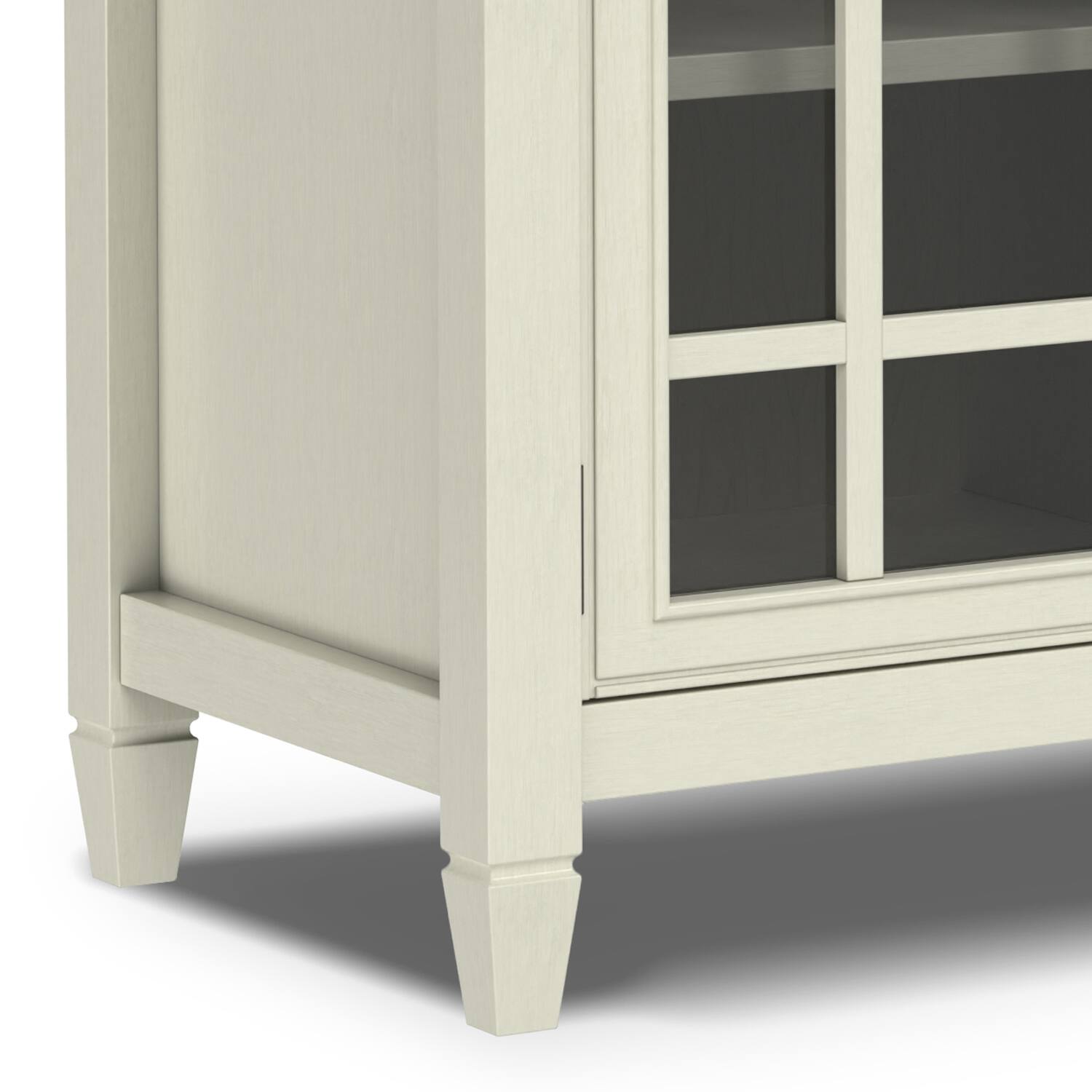 Alt View 8. Simpli Home - Connaught SOLID WOOD Sideboard Buffet in Antique White - Antique White.