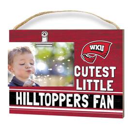 Jardine - Western Kentucky Hilltoppers 8'' x 10'' Cutest Little Team Logo Clip Photo Frame - Red