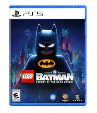 PS5
DC LEGO BATMAN LEGACY OF THE DARK KNIGHT
EVERYONE 10+
E 10 ESRB
DC
WB WARNER BROS GAMES