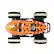 Alt View 11. Hot Wheels - Monster Truck Unstoppable Tiger Shark Remote Control Vehicle.