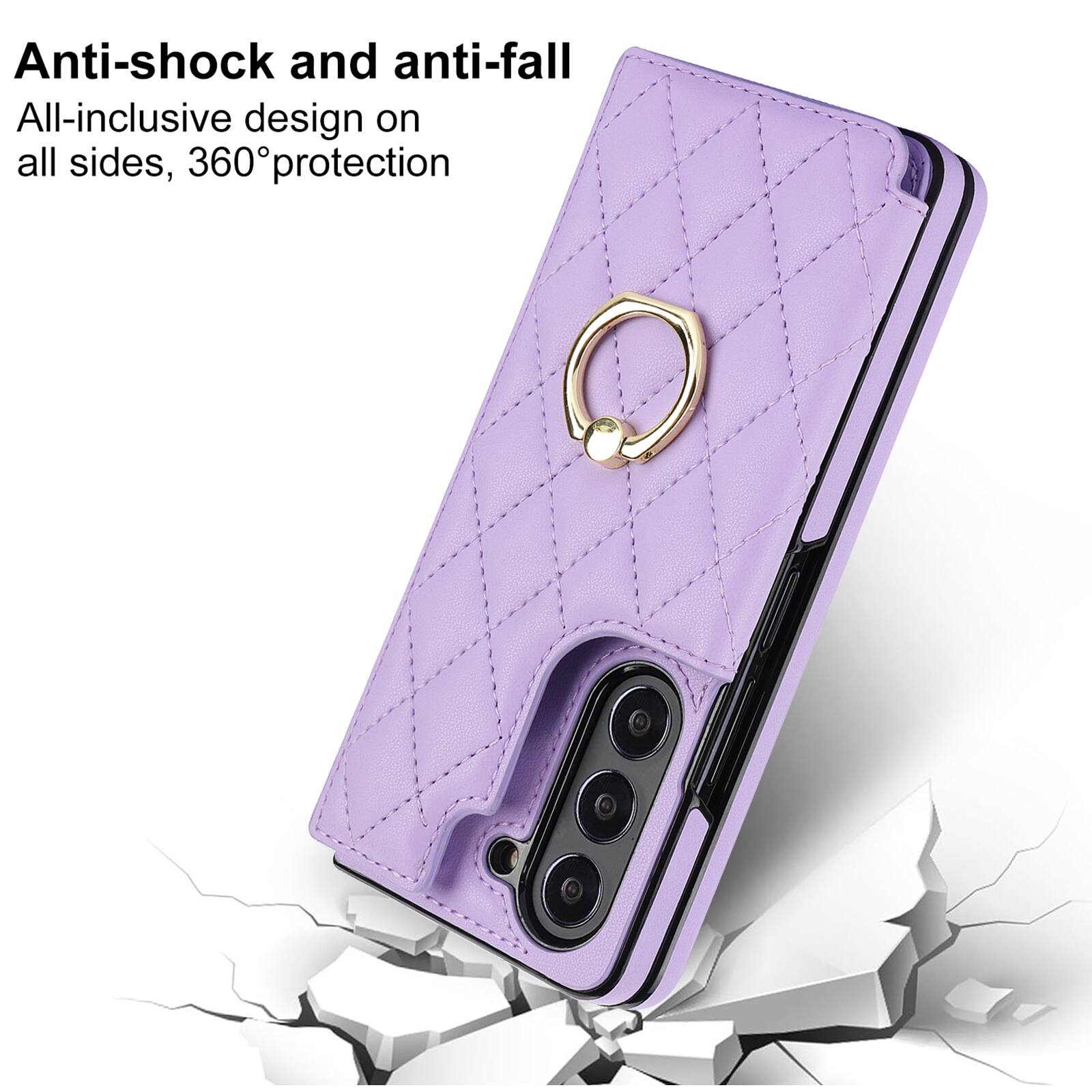 Anti-shock and anti-fall All-inclusive design on all sides, 360° protection