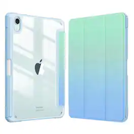 Kitcheniva - Clear Back Shell Slim Case For iPad Mini 7 A17 Pro 2024/iPad Mini 6 - Seaside Ombre