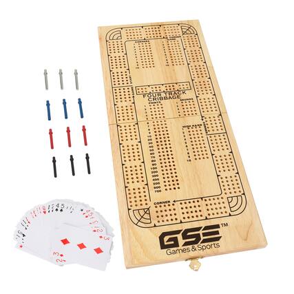 GOUR TRACK CRIBBAGE
1 - - - 18
10 START GAME
HIGH HAND
1 2 CORNER
3 20
30
40
50
60
70
80
90
100
200
300
400
500
600
700
TM GSE Games & Sports