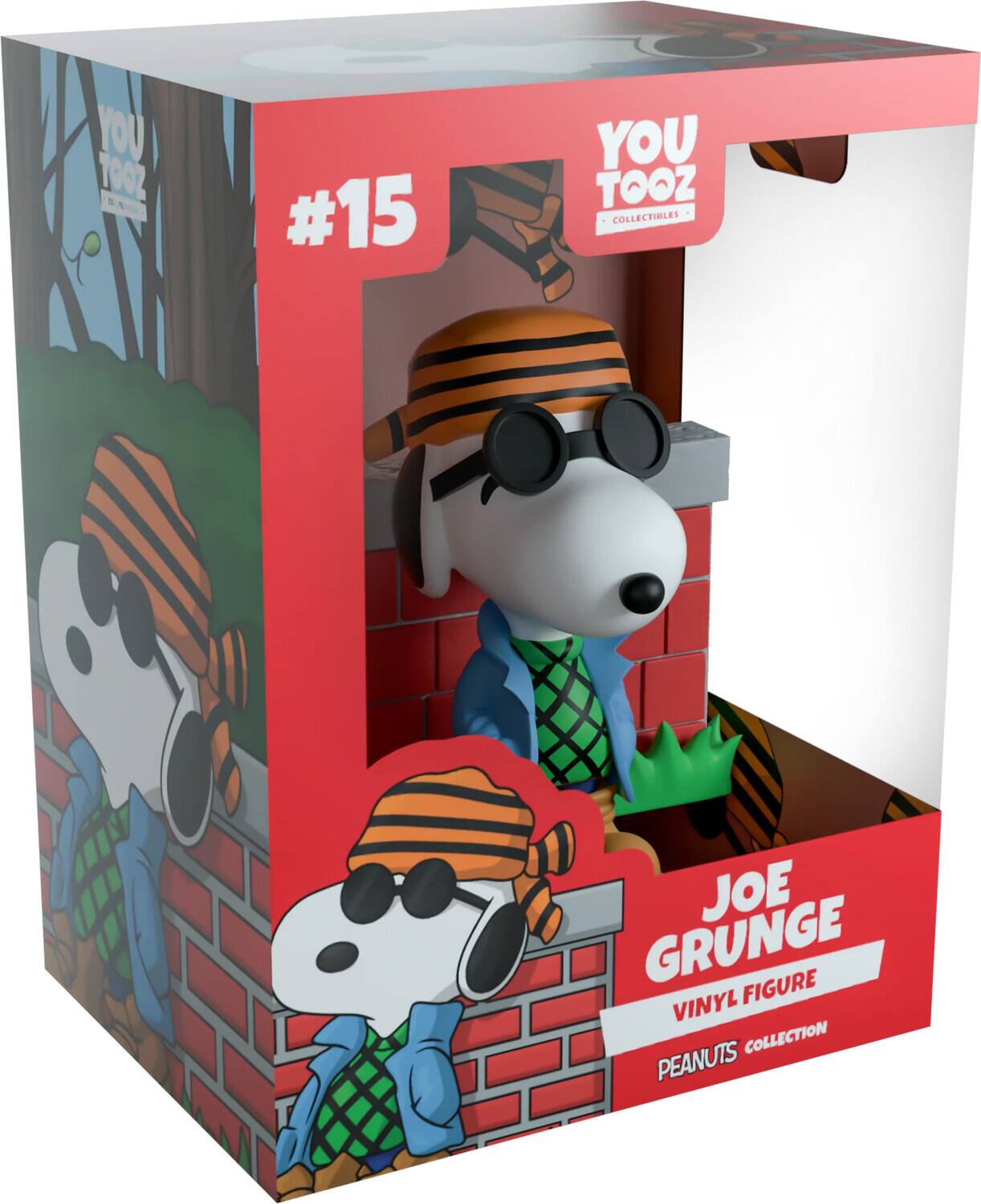 YOU TOOZ  
#15  
COLLECTIBLES  
JOE GRUNGE  
VINYL FIGURE  
PEANUTS COLLECTION