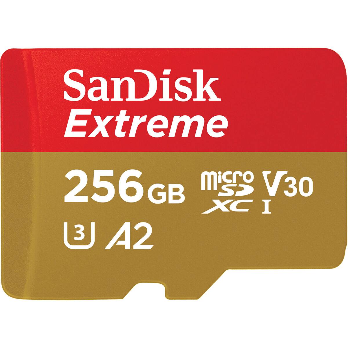 SanDisk Extreme 256GB microSDXC I V30 A2