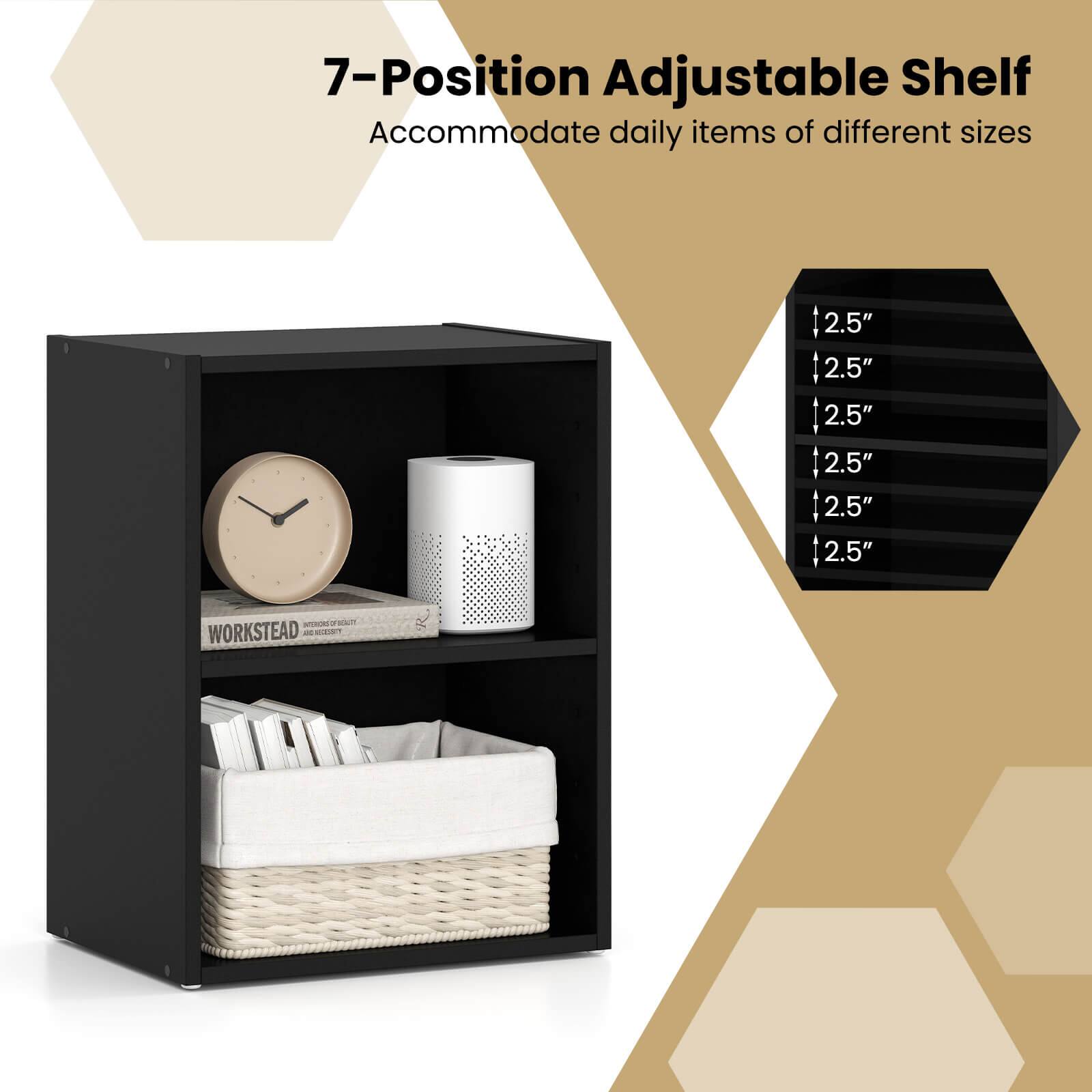 7-Position Adjustable Shelf  
Accommodate daily items of different sizes  
2.5"  
2.5"  
2.5"  
2.5"  
2.5"  
2.5"  
2.5"  

WORKSTEAD