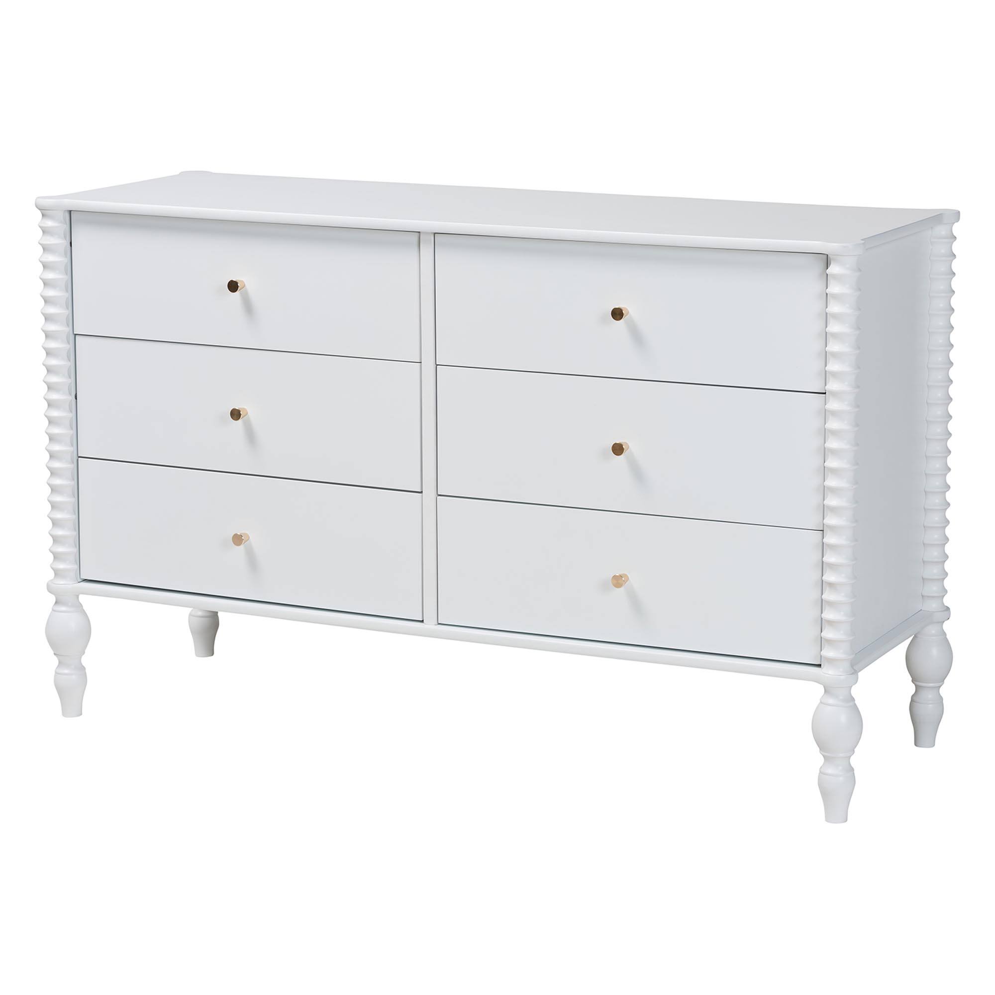 Alt View 1. Baxton Studio - Callison Spindle 4-Piece Bedroom Set - Platform Bed with Matching Dresser and 2-Drawer Nightstands, Twin - White.