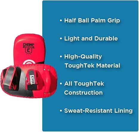 - Half Ball Palm Grip
- Light and Durable
- High-Quality ToughTek Material
- All ToughTek Construction
- Sweat-Resistant Lining