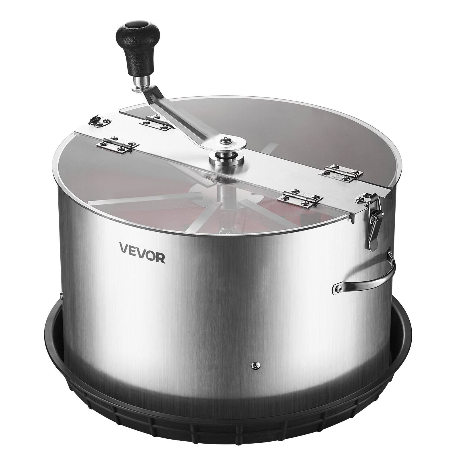 Alt View 5. VEVOR - Manual Bud Leaf Trimmer, 16 in Reaper Bowl Bud Trimmer with Stainless Steel Blades, Visual Cutting - Silver.