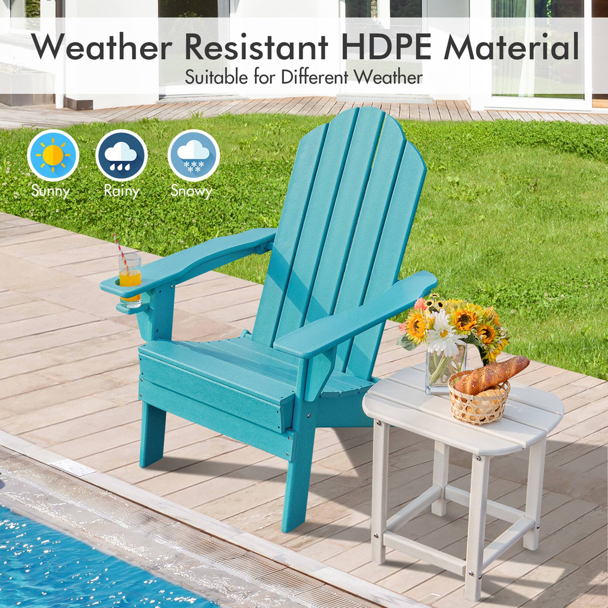 Weather Resistant HDPE Material
Suitable for Different Weather
Sunny
Rainy
Snowy