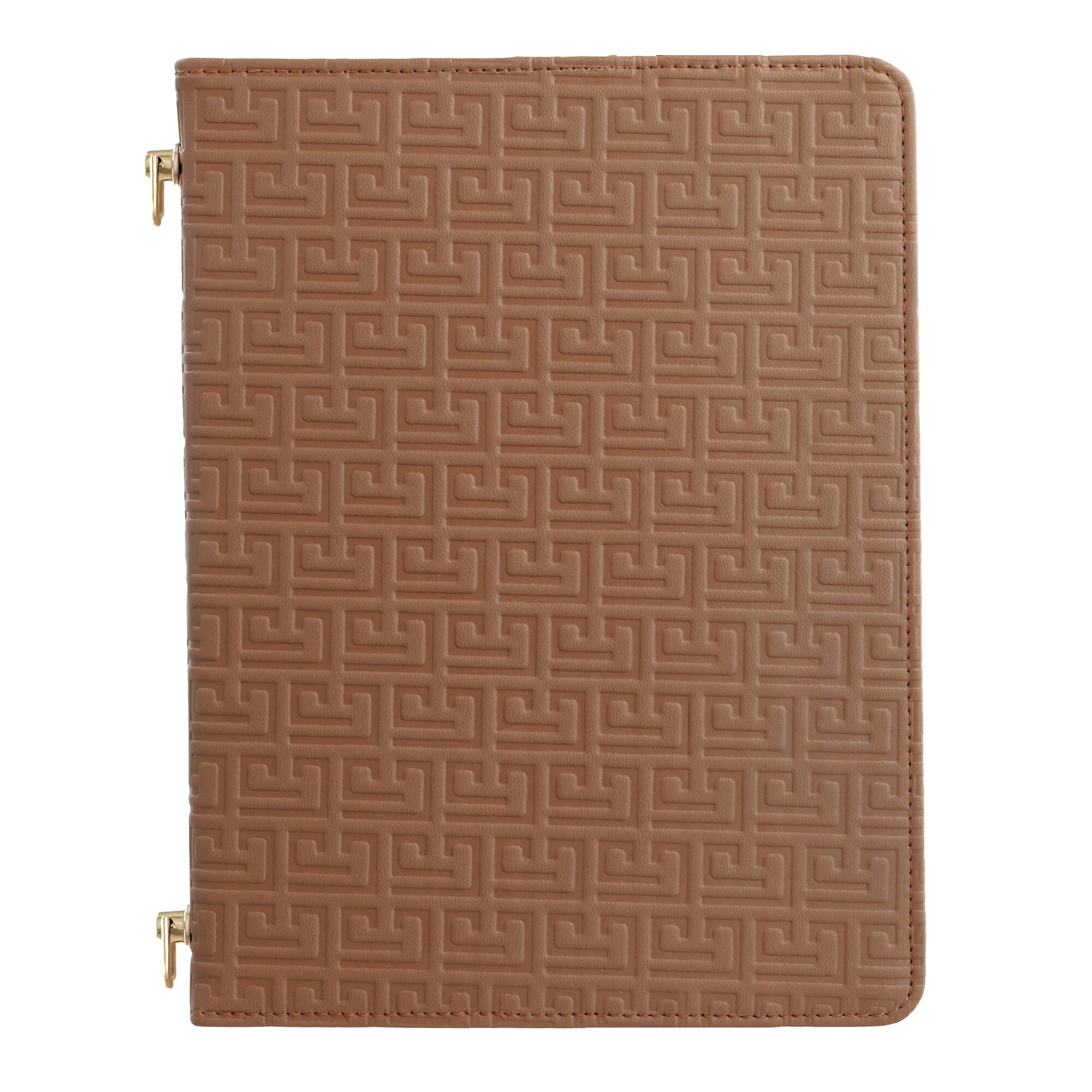 Alt View 3. Dteck - Crossbody Handbag Case for iPad A16 11" 2025/iPad 10th Gen 10.9" 2022, PU Leather Folio Stand Cover with Pencil Holder - Brown.