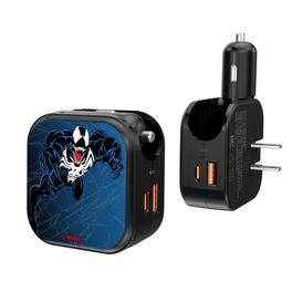 Keyscaper - Marvel MechLine 2 in 1 USB A/C Charger - Venom