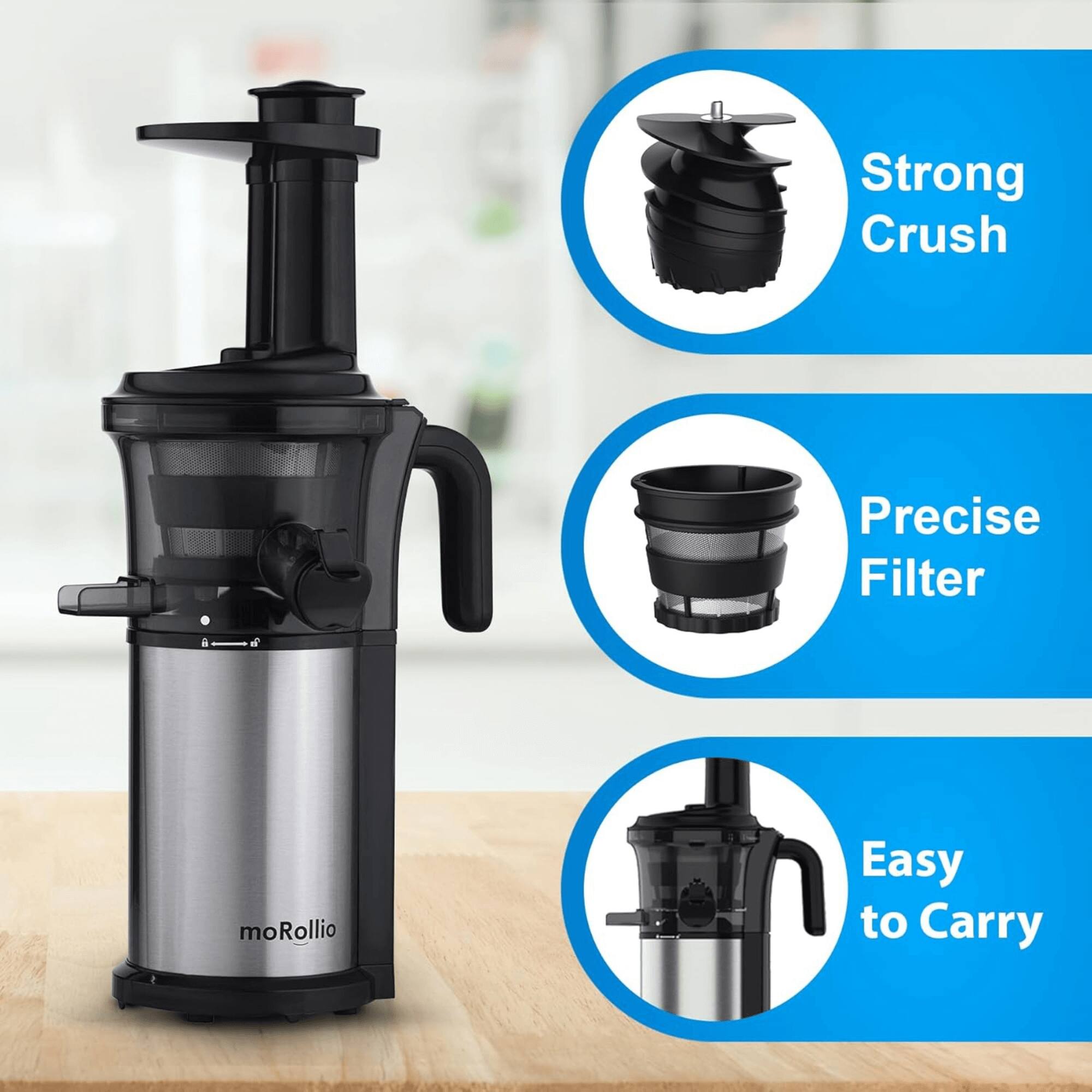Strong Crush  
Precise Filter  
Easy to Carry