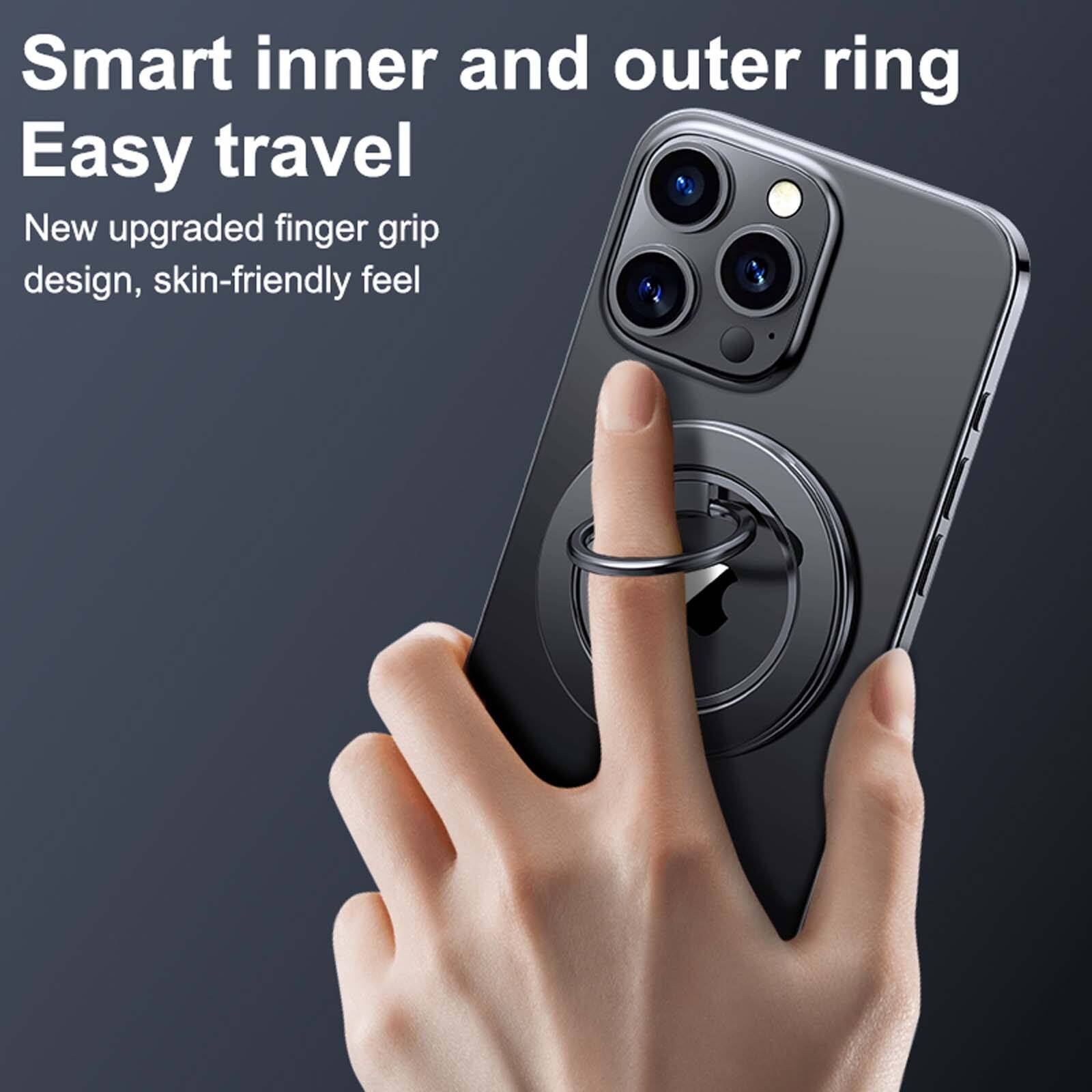 Smart inner and outer ring  
Easy travel  
New upgraded finger grip design, skin-friendly feel